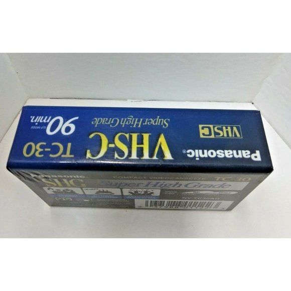 New Panasonic TC30 VHSC Compact‎ Blank Camcorder Video Cassette Tape 90 min - Picture 4 of 7